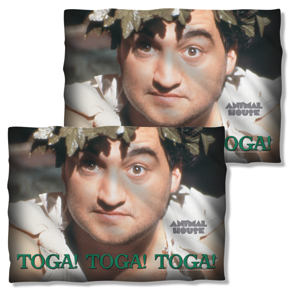 UNI772FB-PLO1-0 Animal House Toga Pillow Case, White - 20 x 28 in.