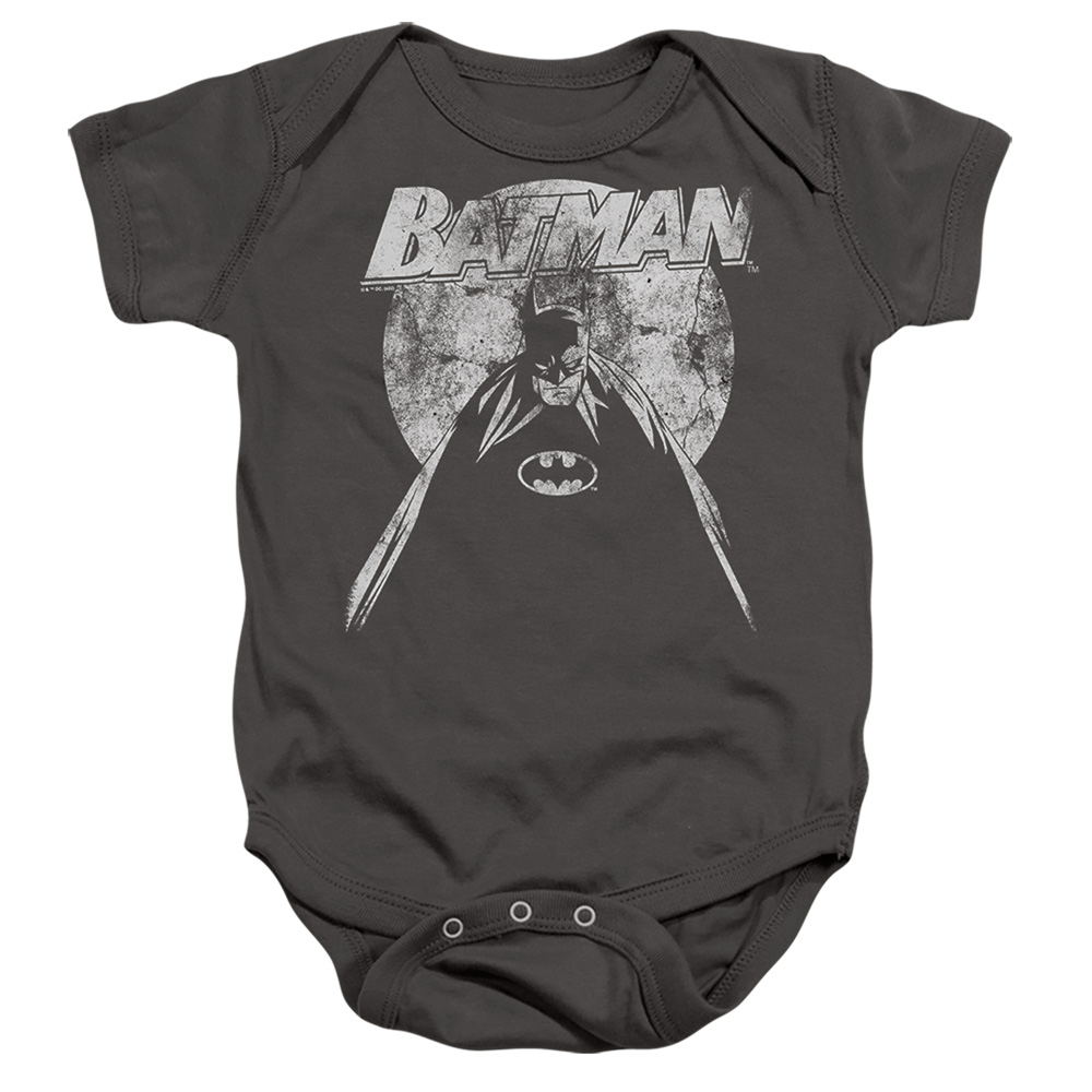 BM3431-SS-2 Batman Nightfall 2 Infant Snapsuit, Charcoal - Medium - 12 Month