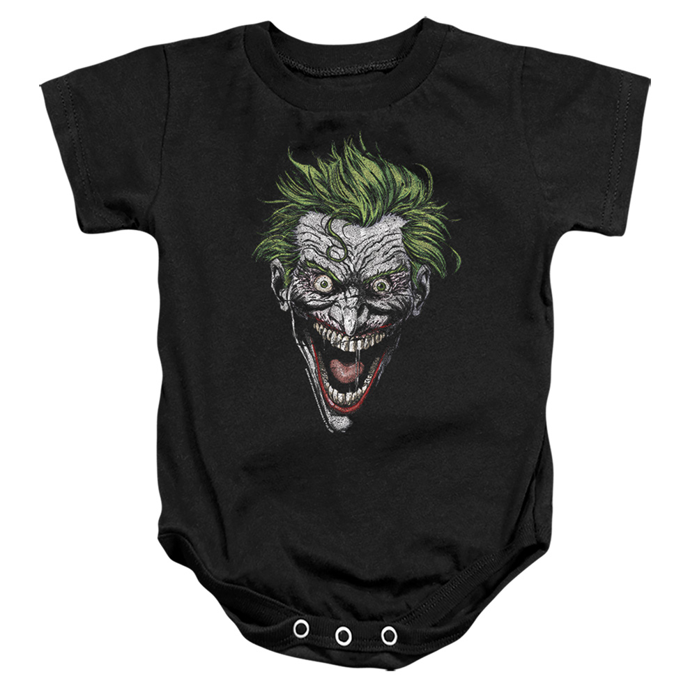 BM3463-SS-4 Batman Joker Infant Snapsuit, Black - Extra Large - 24 Month