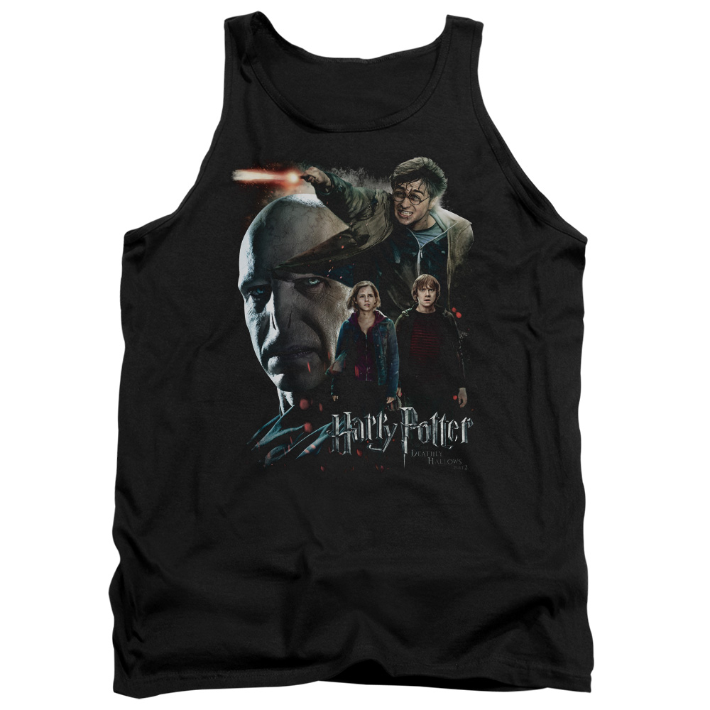 HP8065-TK-4 Harry Potter Final Fight Adult Tank Top, Black - Extra Large