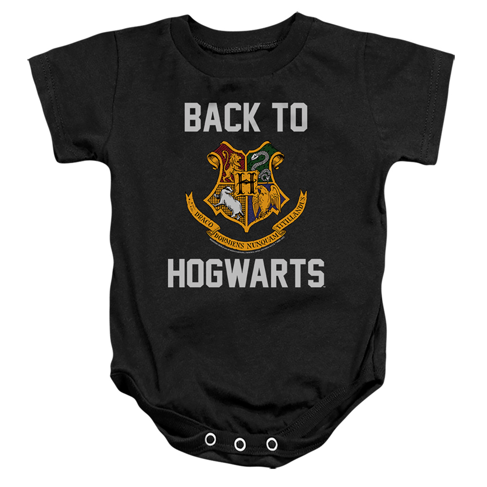 HP8982-SS-1 Harry Potter ID Rather Be At Hogwarts 1 Infant Snapsuit, Black - Small - 6 Month