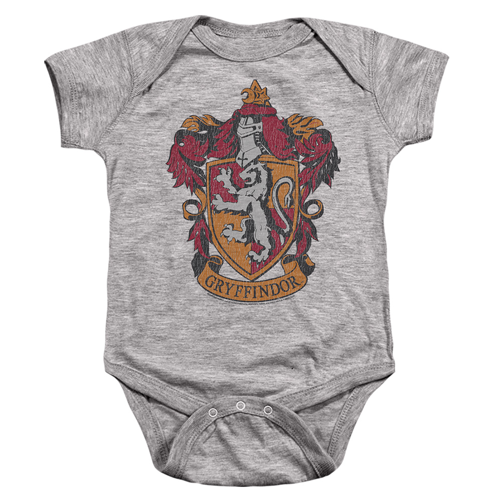 HP8976-SS-2 Harry Potter Gryffindor 1 Infant Snapsuit, Athletic Heather - Medium - 12 Month