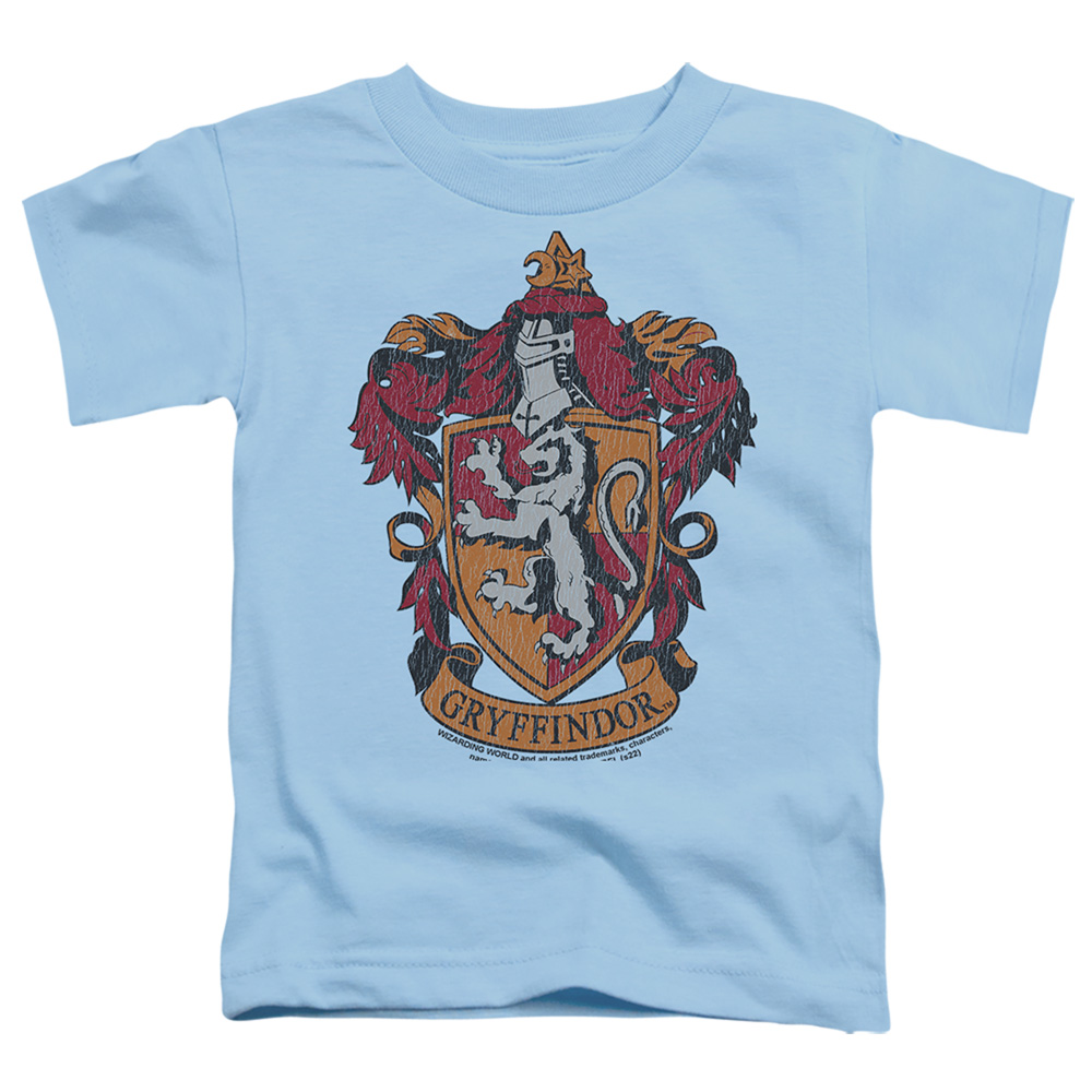 HP8977-TT-2 Harry Potter Gryffindor 2 Toddler Short Sleeve T-Shirt, Light Blue - Medium 3T