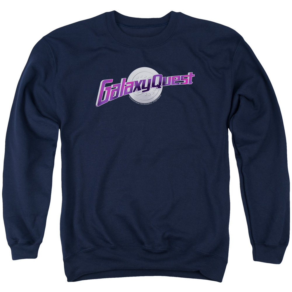 PAR216-AS-2 Galaxy Quest Logo Adult Crewneck Sweatshirt, Navy - Medium