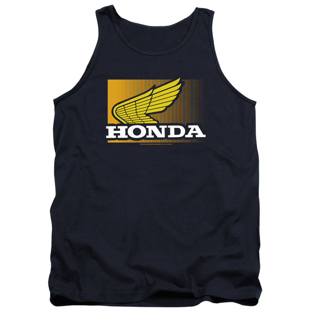 HNDA128-TK-1 Honda Wing Gradient Adult Tank Top, Navy - Small