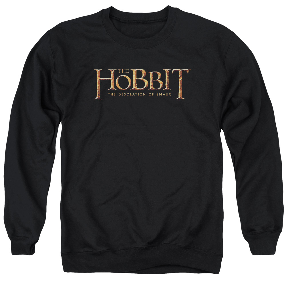 HOB2000-AS-4 Hobbit Logo Adult Crewneck Sweatshirt, Black - Extra Large