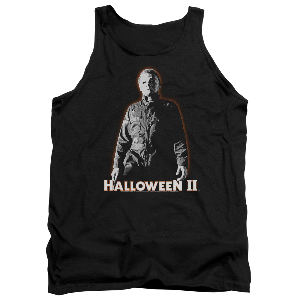 UNI392-TK-3 Halloween II Michael Myers Adult Tank Top, Black - Large