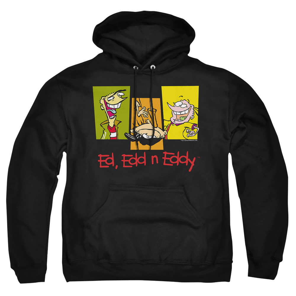 CN127-AFTH-7 ED Edd Eddy 3 EDS Adult Pullover Hoodie, Black - 4X