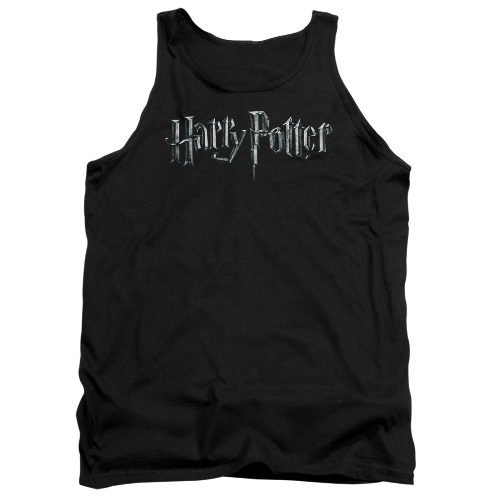 HP9016-TK-2 Harry Potter Logo Adult Tank Top, Black - Medium
