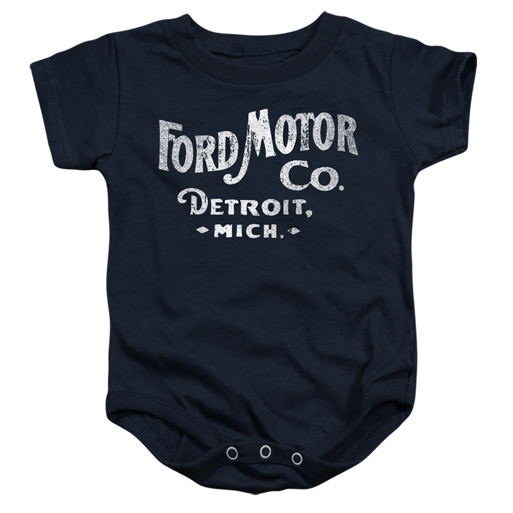 FORD149-SS-2 Ford Motor Co Infant Snapsuit, Navy - Medium - 12 Month