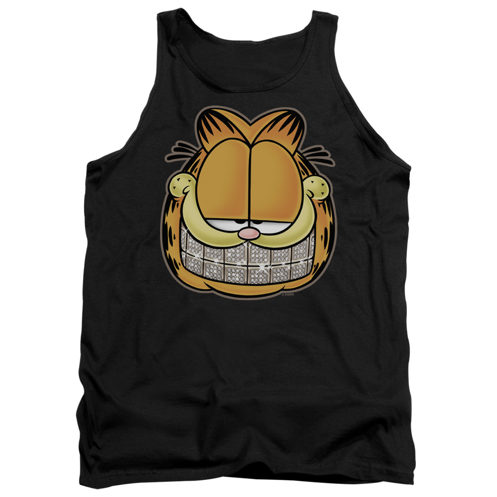 GAR240B-TK-2 Garfield Nice Grill Adult Tank Top, Black - Medium