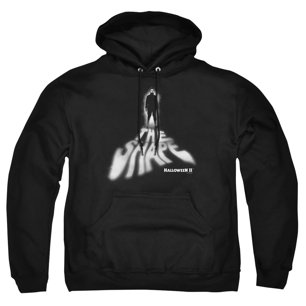 UNI477-AFTH-3 Halloween II The Shape Adult Pullover Hoodie, Black - Large