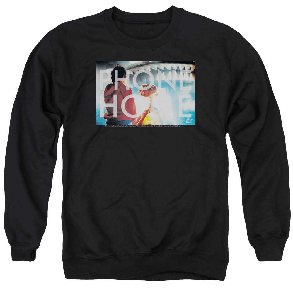UNI978-AS-4 ET Knockout Adult Crewneck Sweatshirt, Black - Extra Large