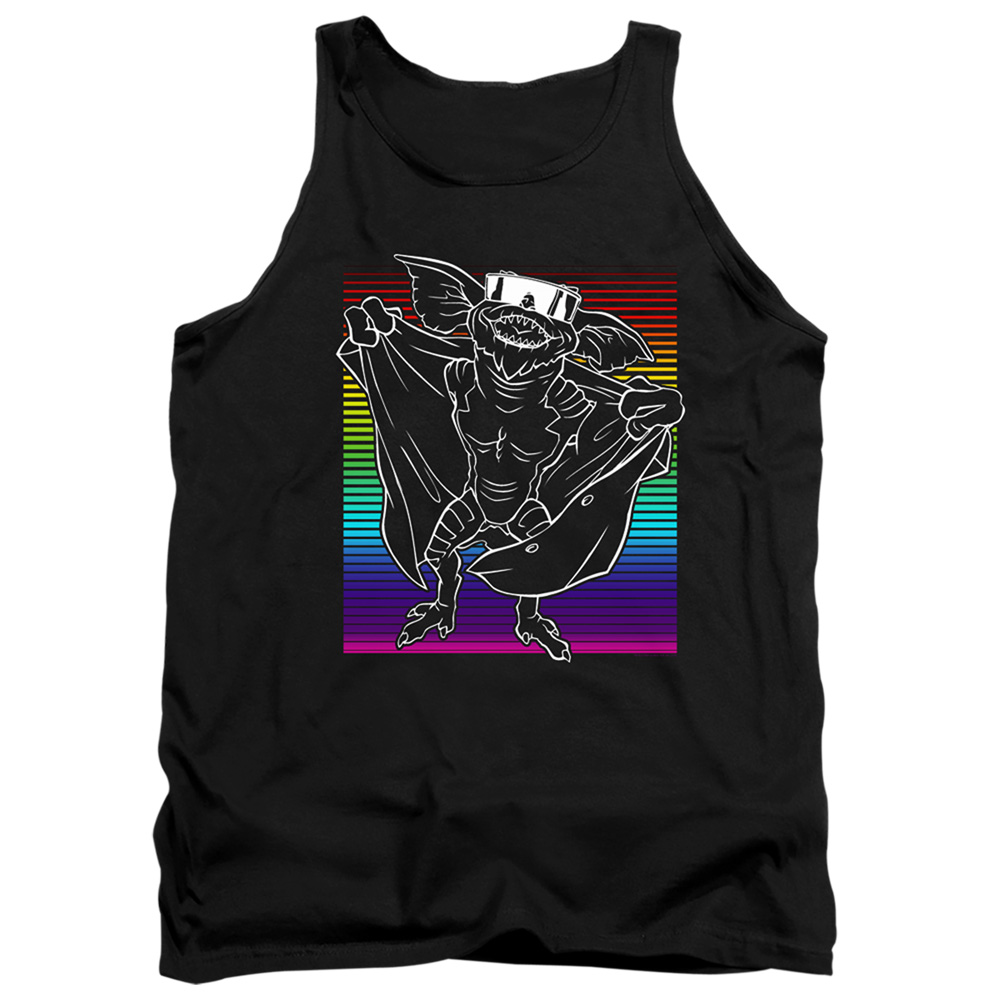 WBM951-TK-3 Gremlins Cool Gradient Adult Tank Top, Black - Large