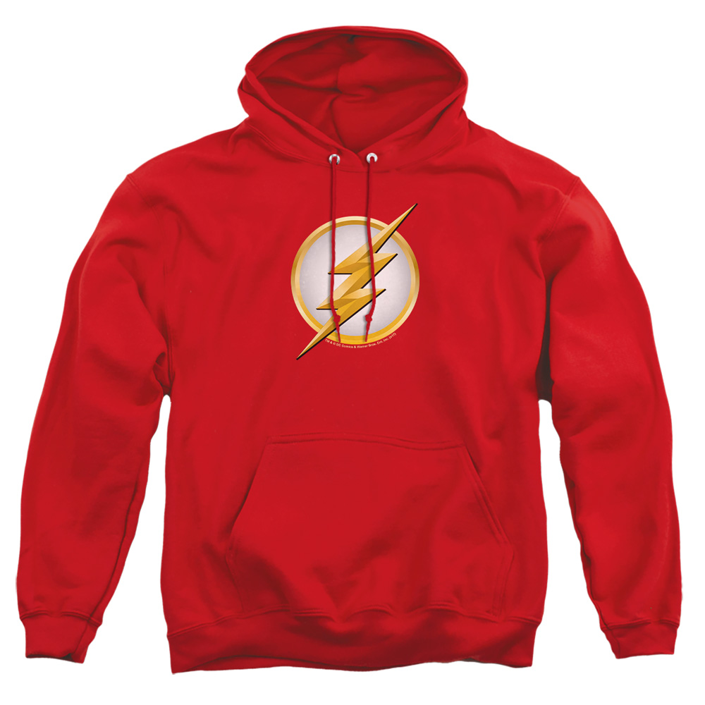 FLSH110-AFTH-1 Flash Logo Adult Pullover Hoodie, Red - Small