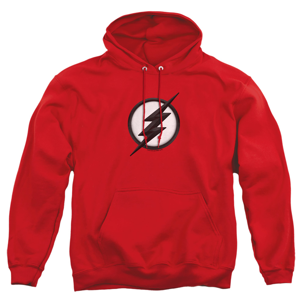 FLSH124-AFTH-2 Flash Jesse Quick Logo Adult Pullover Hoodie, Red - Medium