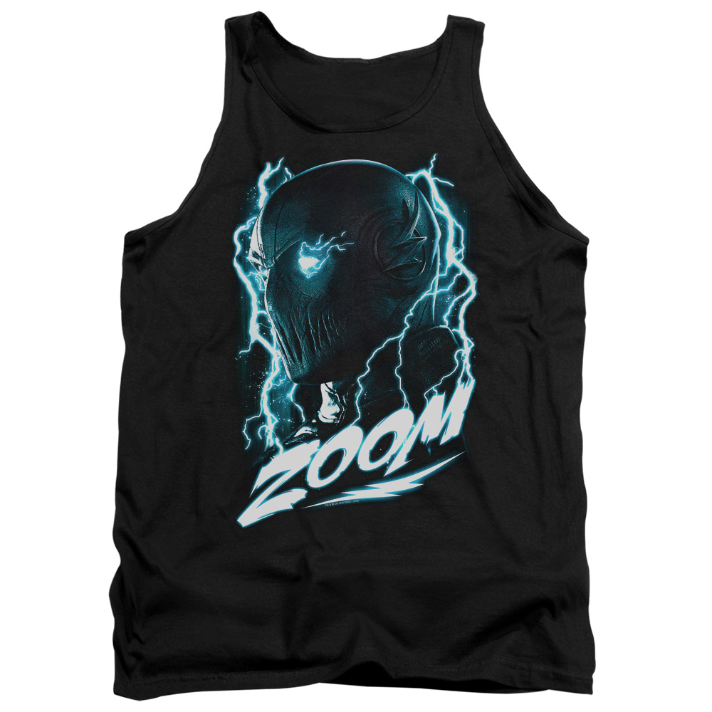 FLSH121-TK-3 Flash Zoom Adult Tank Top, Black - Large