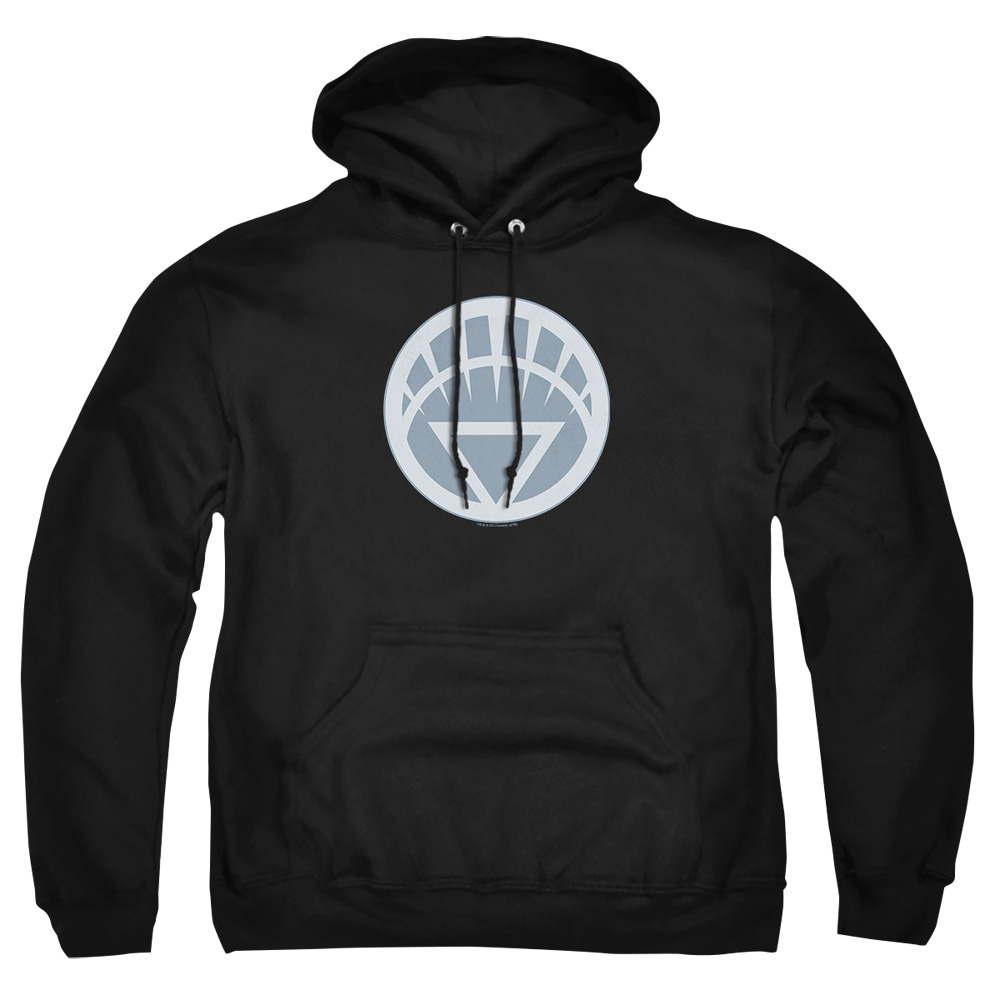 GL270-AFTH-7 Green Lantern White Symbol Adult Pullover Hoodie, Black - 4X