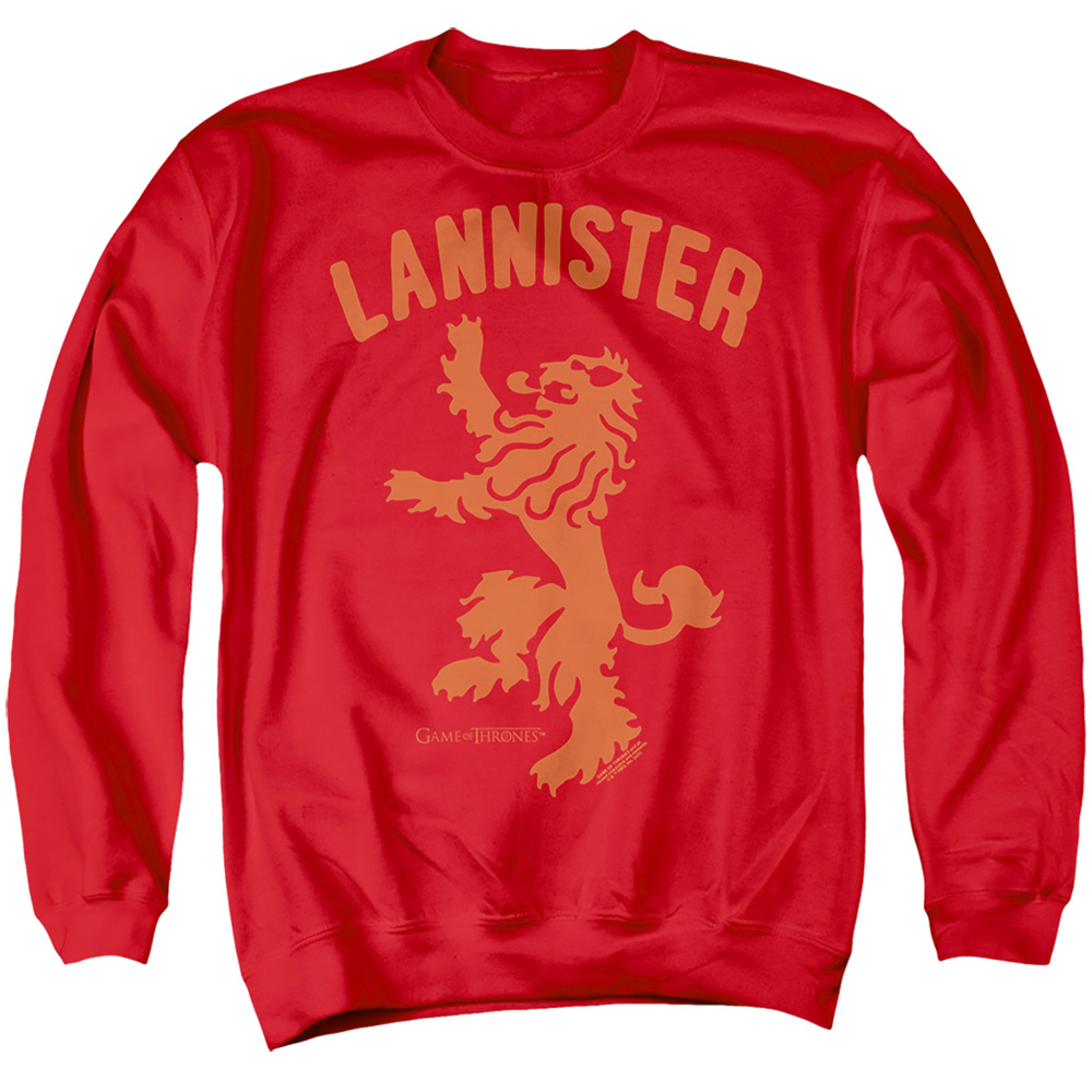 GOT246-AS-3 Game of Thrones The Debts Paid Adult Crewneck Sweatshirt, Red - Large