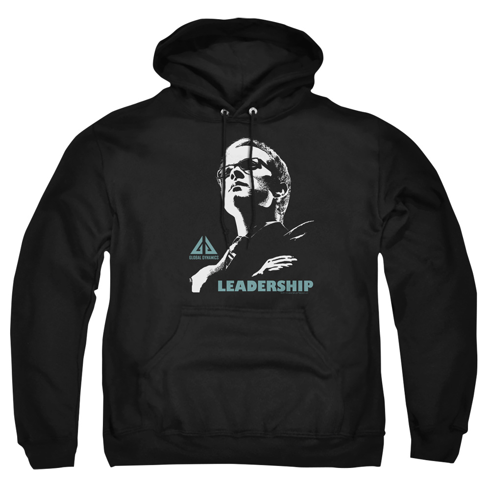 NBC398-AFTH-8 Eureka Leadership Poster Adult Pullover Hoodie, Black - 5X