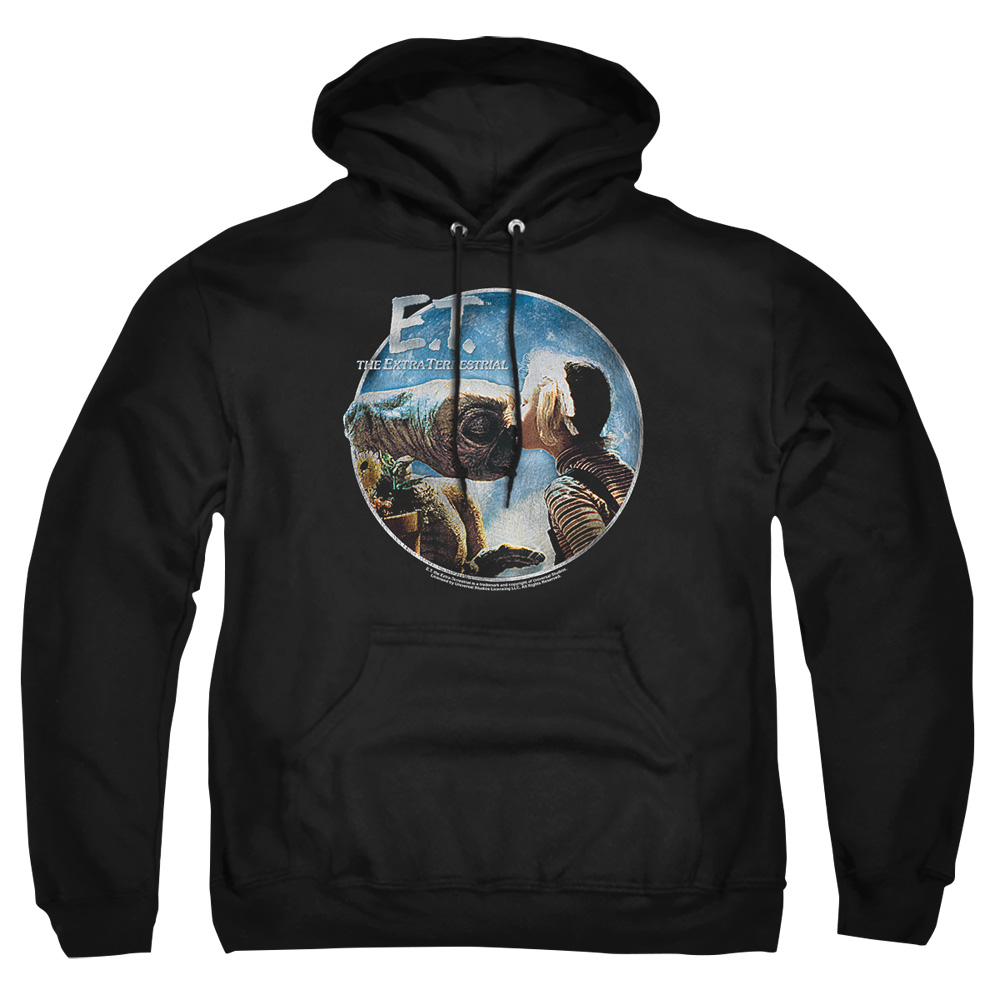 UNI987-AFTH-2 ET Gertie Kisses Adult Pullover Hoodie, Black - Medium