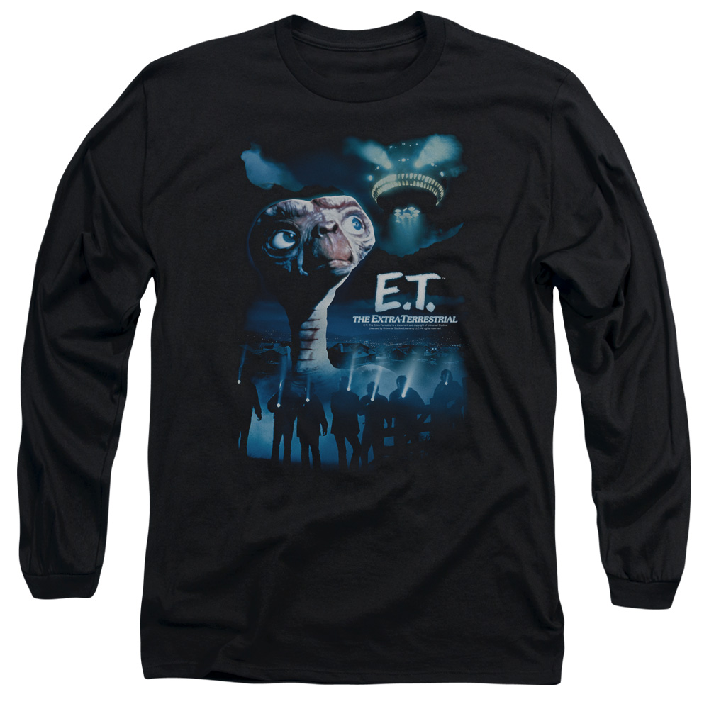 UNI137-AL-2 ET Going Home Adult Long Sleeve T-Shirt, Black - Medium