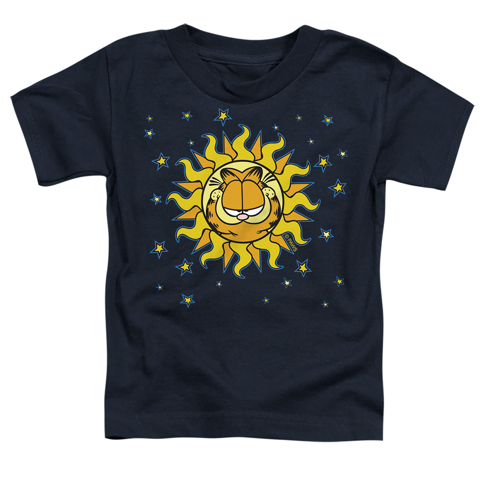 GAR124-TT-2 Garfield Celestial Toddler Short Sleeve T-Shirt, Navy - Medium 3T