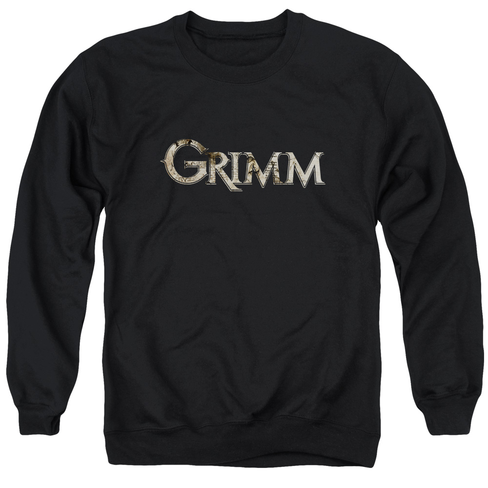 NBC926-AS-2 Grimm Logo Adult Crewneck Sweatshirt, Black - Medium