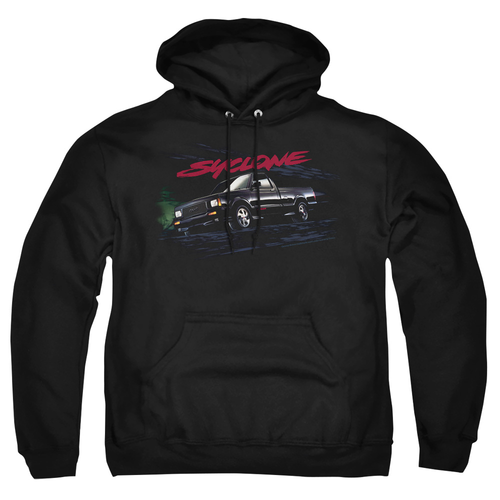 GMC107-AFTH-2 GMC Syclone Adult Pullover Hoodie, Black - Medium