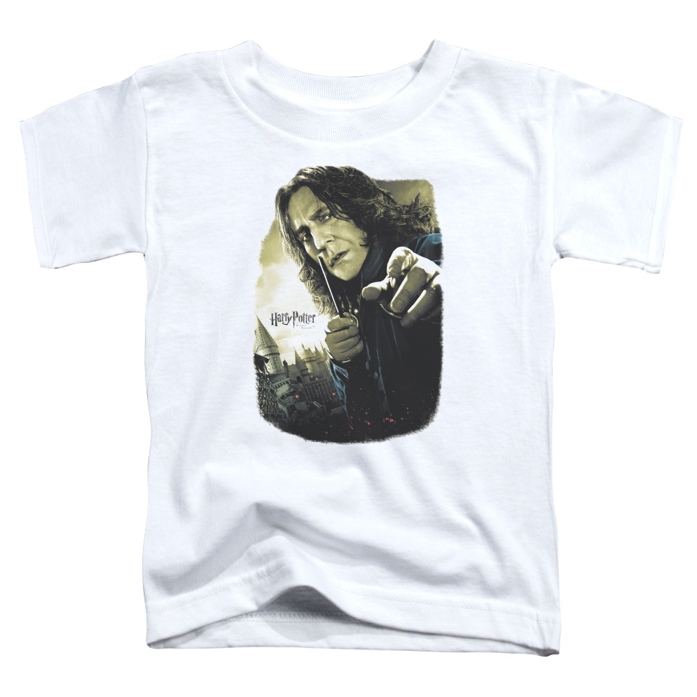 HP8055-KT-1 Harry Potter Snape Poster Toddler Short Sleeve T-Shirt, White - Large 4T