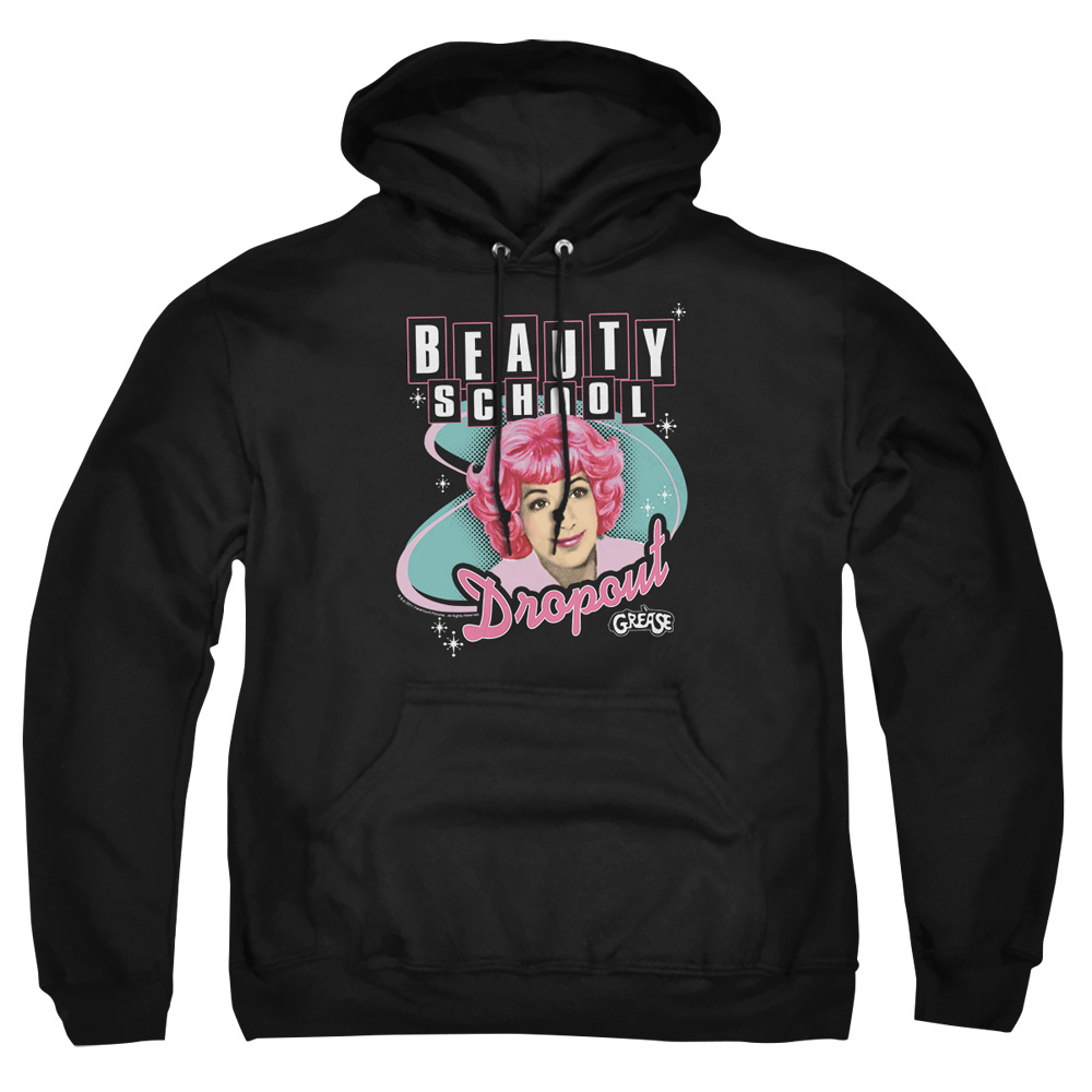 PAR154-AFTH-8 Grease Beauty School Dropout Adult Pullover Hoodie, Black - 5X