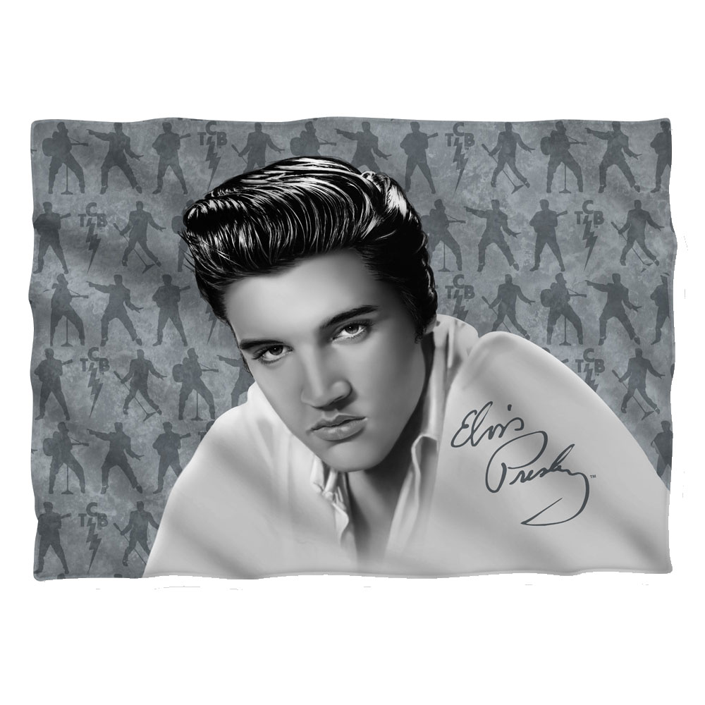 ELV832-PLO1-0 Elvis Presley Moves Pillow Case, White - 20 x 28 in.