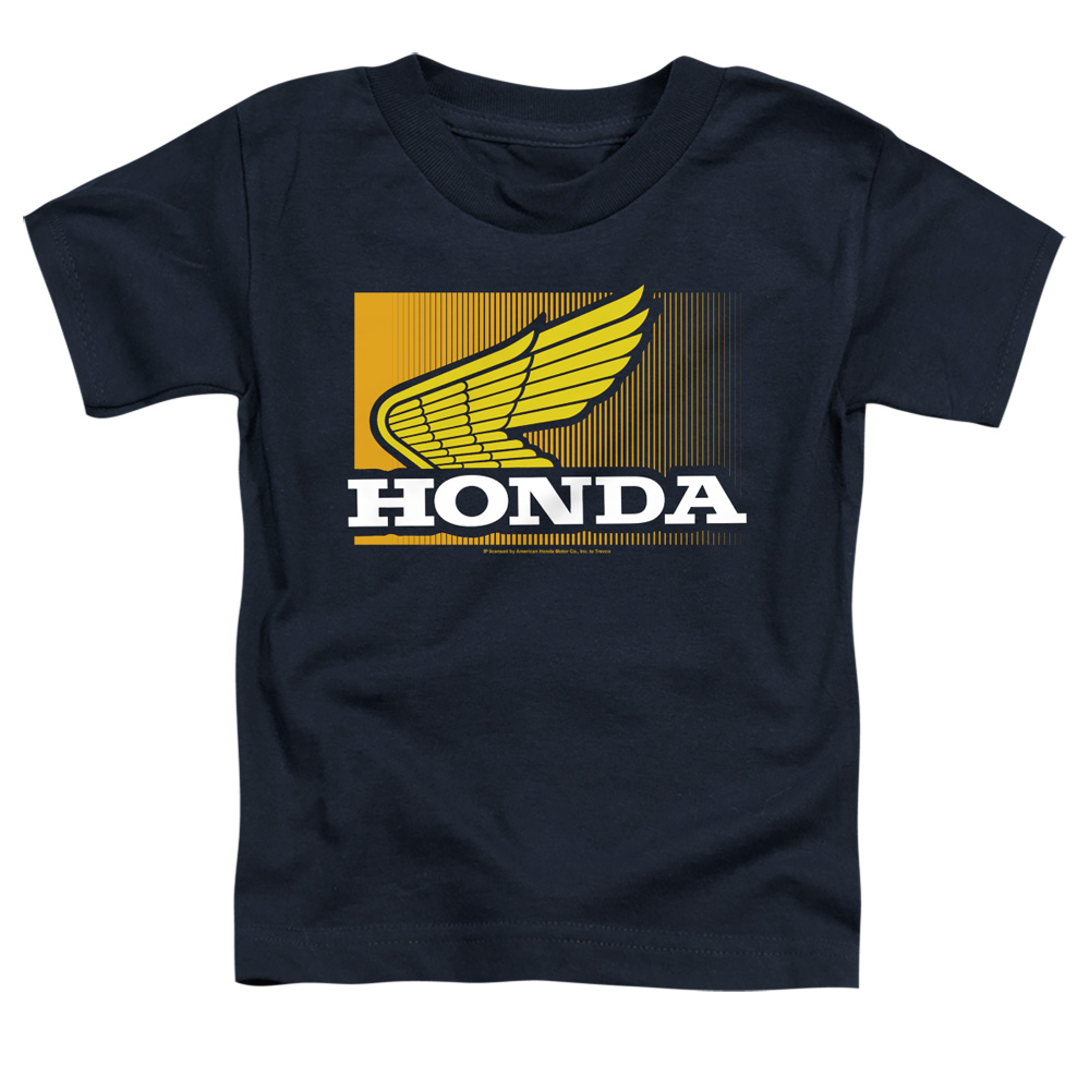 HNDA128-TT-2 Honda Wing Gradient Toddler Short Sleeve T-Shirt, Navy - Medium 3T
