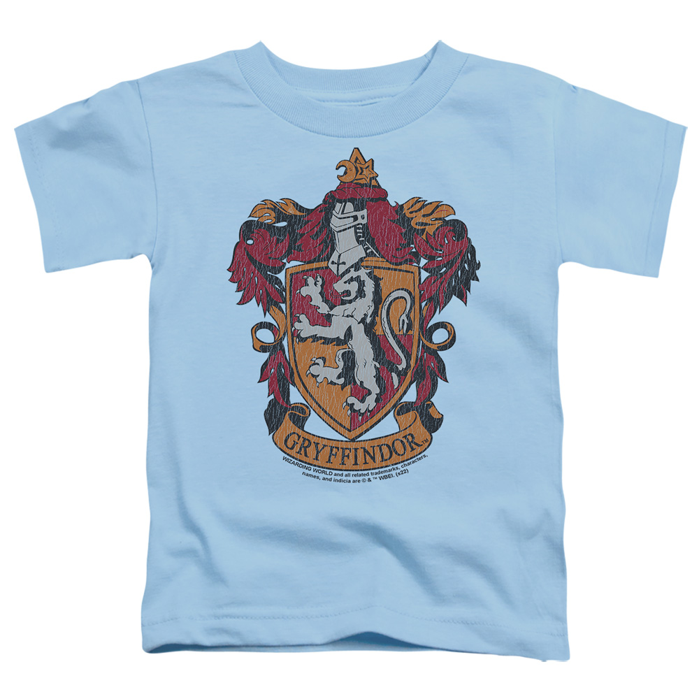 HP8977-TT-3 Harry Potter Gryffindor 2 Toddler Short Sleeve T-Shirt, Light Blue - Large 4T
