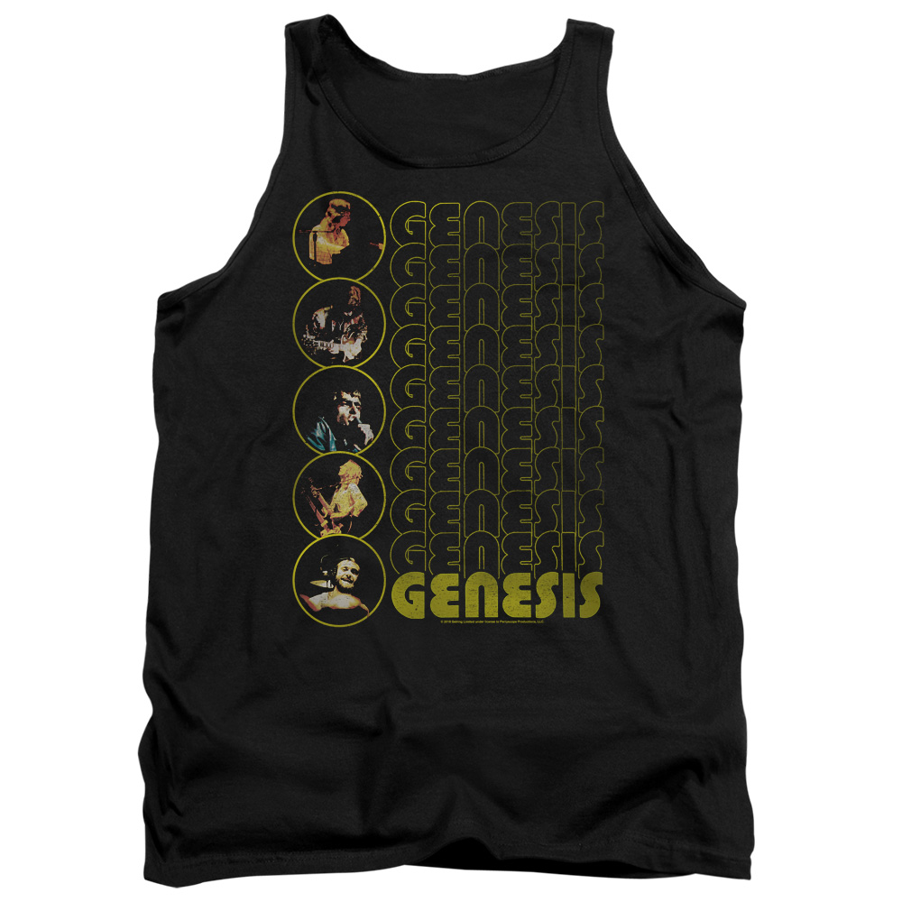 PERRY255-TK-2 Genesis The Carpet Crawlers Adult Tank Top, Black - Medium