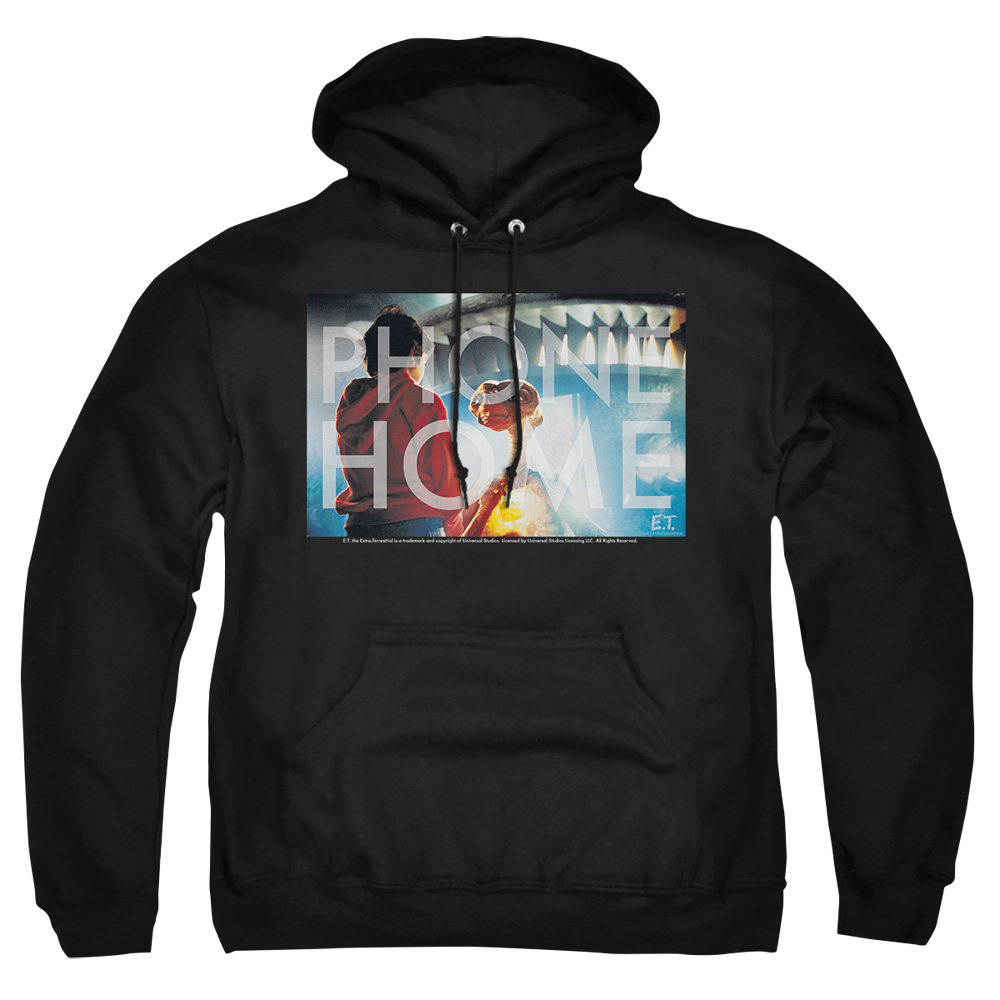 UNI978-AFTH-7 ET Knockout Adult Pullover Hoodie, Black - 4X