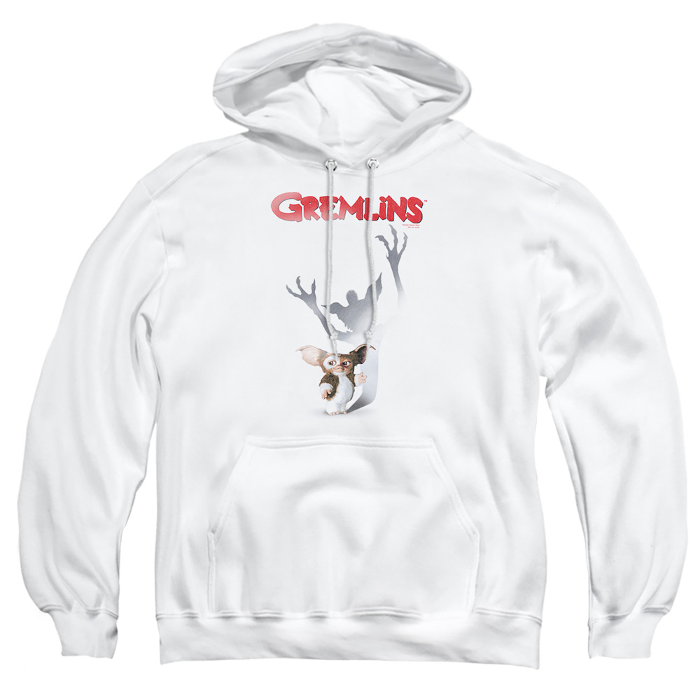 WBM950-AFTH-3 Gremlins Shadow Adult Pullover Hoodie, White - Large