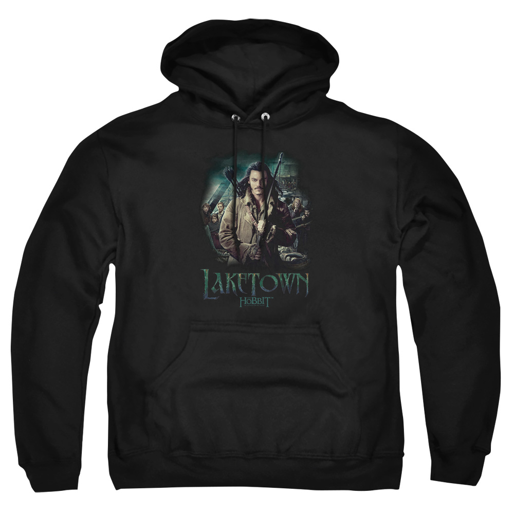 HOB2029-AFTH-8 Hobbit Protector Adult Pullover Hoodie, Black - 5X
