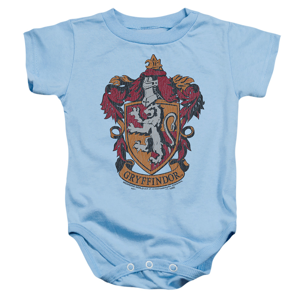 HP8977-SS-4 Harry Potter Gryffindor 2 Infant Snapsuit, Light Blue - Extra Large - 24 Month