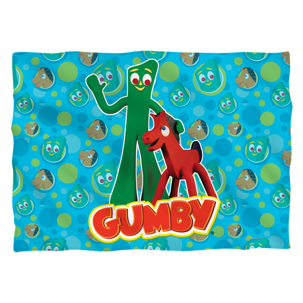 GMB134-PLO1-0 Gumby Best Friends Pillow Case, White - 20 x 28 in.