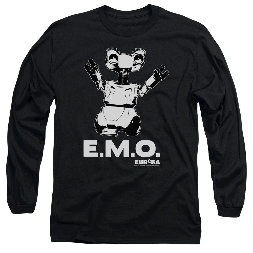 NBC276-AL-6 Eureka Emo Adult Long Sleeve T-Shirt, Black - 3X
