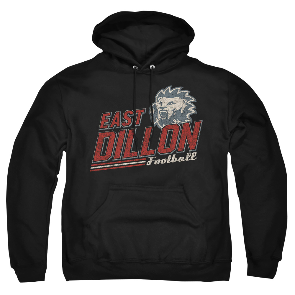 NBC692-AFTH-8 Friday Night Light Athletic Lions Adult Pullover Hoodie, Black - 5X