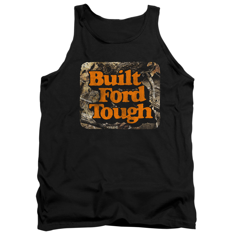 FORD265-TK-2 Ford BFT Camo Adult Tank Top, Black - Medium