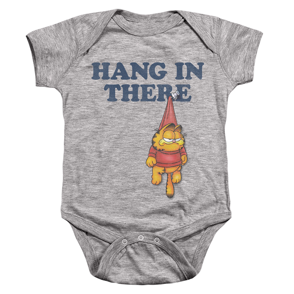 GAR715-SS-4 Garfield Hang in There Infant Snapsuit, Athletic Heather - Extra Large - 24 Month