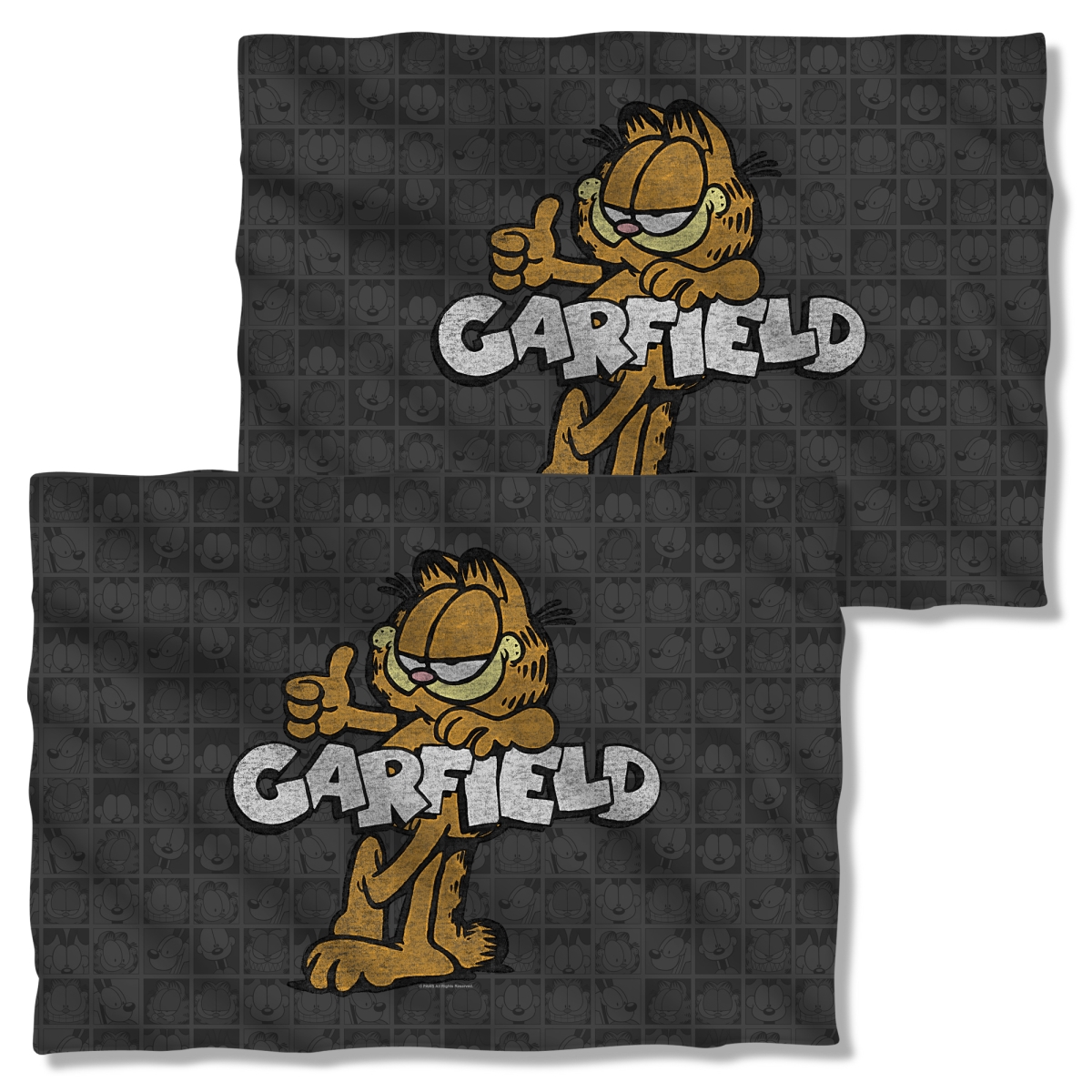 GAR539FB-PLO1-0 Garfield Retro Front & Back Print Pillow Case, White - 20 x 28 in.