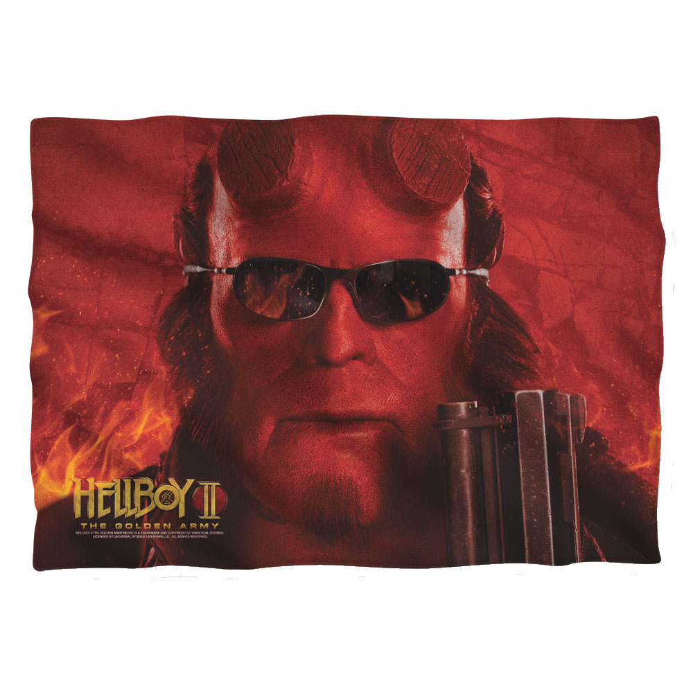 UNI926-PLO1-0 Hellboy II Big Red Pillow Case, White - 20 x 28 in.