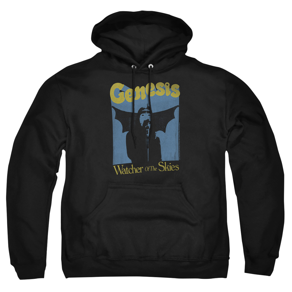 PERRY257-AFTH-2 Genesis Watcher of the Skies Adult Pullover Hoodie, Black - Medium