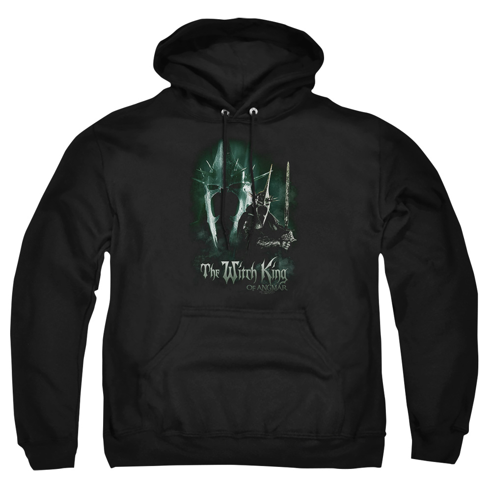 LOR3008-AFTH-8 Lord of The Rings Witch King Adult Pullover Hoodie, Black - 5X