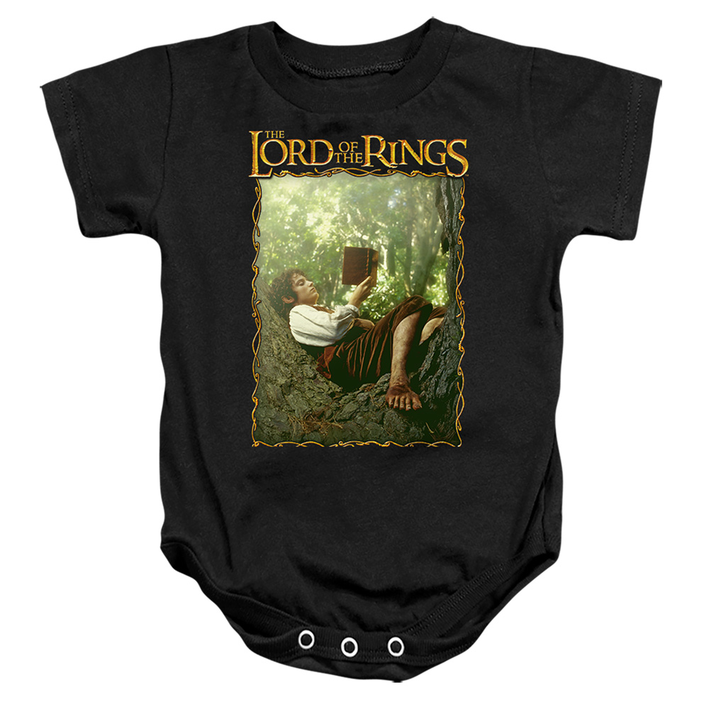 LOR1151-SS-4 Lord of The Rings Reader Frodo Infant Snapsuit, Black - Extra Large - 24 Month