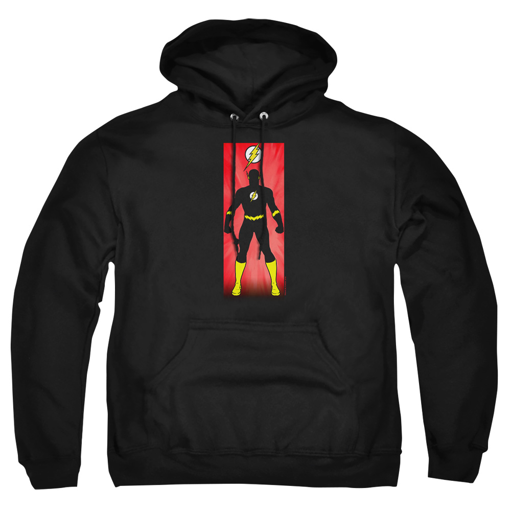JLA480-AFTH-8 JLA Flash Block Adult Pullover Hoodie, Black - 5X